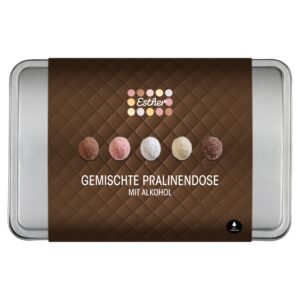 Esther 10er Pralinendose mit Alkohol - Pralinen & Trüffel Mix