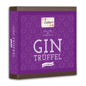 GIN Trüffel als 9er Präsent Verpackung der Esther Confiserie aus Kulmbach