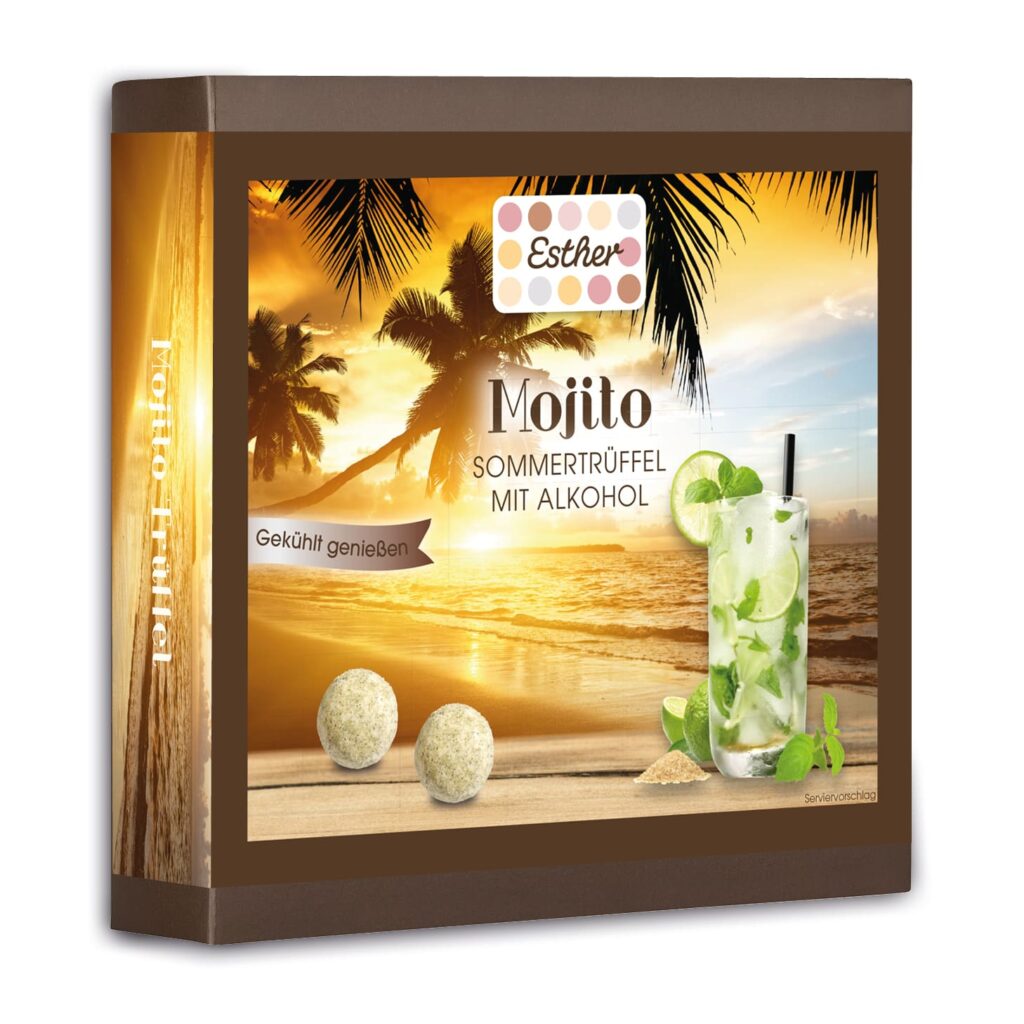 Mojito Trüffel - 9er Präsent der Esther Confiserie aus Kulmbach in Oberfranken