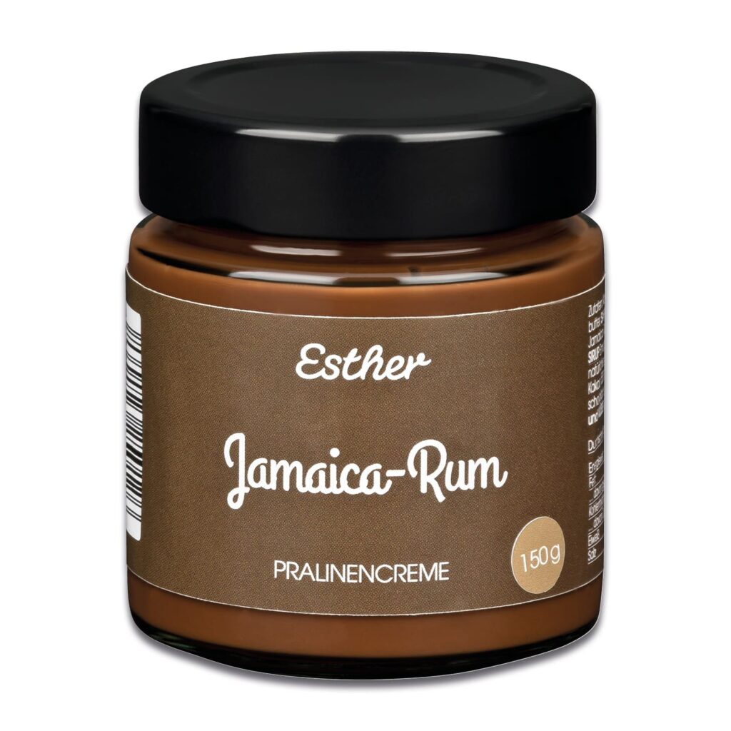 Esther Pralinencreme JamaicaRum Trüffel 150g Glas Esther
