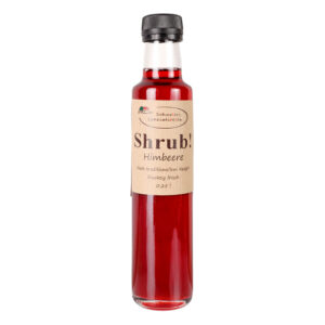 Shrub - Fruchtsirup auf Essigbasis, Himbeere 0,25 ltr