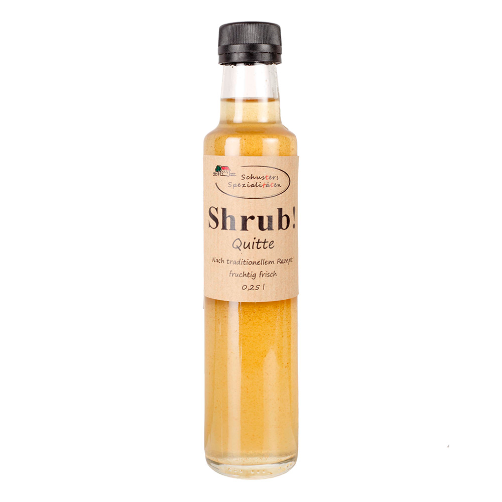 Shrub - Fruchtsirup auf Essigbasis, Quitte 0,25 ltr