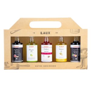 Laux GmbH Essig + Öl 5-er, Geschenkset No1, 5x40ml,  0,2Ltr