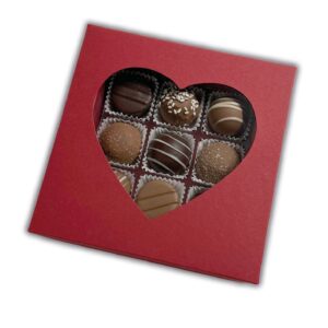 Esther 9er Herz Klarsichtpackung ohne Alkohol. Zum Muttertag. Zum Valentinstag.