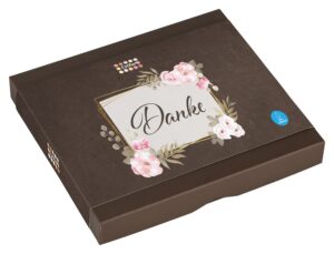 16er Esther Danke Klassikpackung mit 16 erlesenen Pralinen ohne Alkohol. Einfach mal danke sagen.