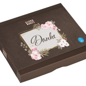 16er Esther Danke Klassikpackung mit 16 erlesenen Pralinen ohne Alkohol. Einfach mal danke sagen.