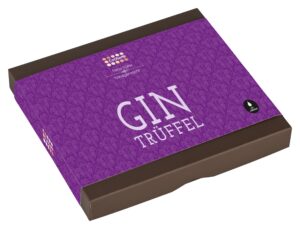 16er Pralinen Packung. Feine Gin Trüffel handwerklich hergestellt in der Esther Confiserie Kulmbach.