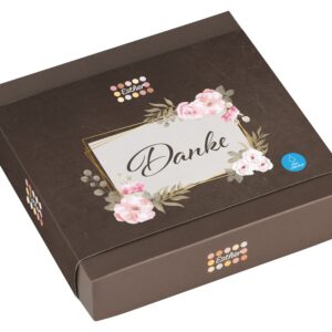 9er Esther Danke Klassikpackung mit 9 erlesenen Pralinen ohne Alkohol. Einfach mal danke sagen.
