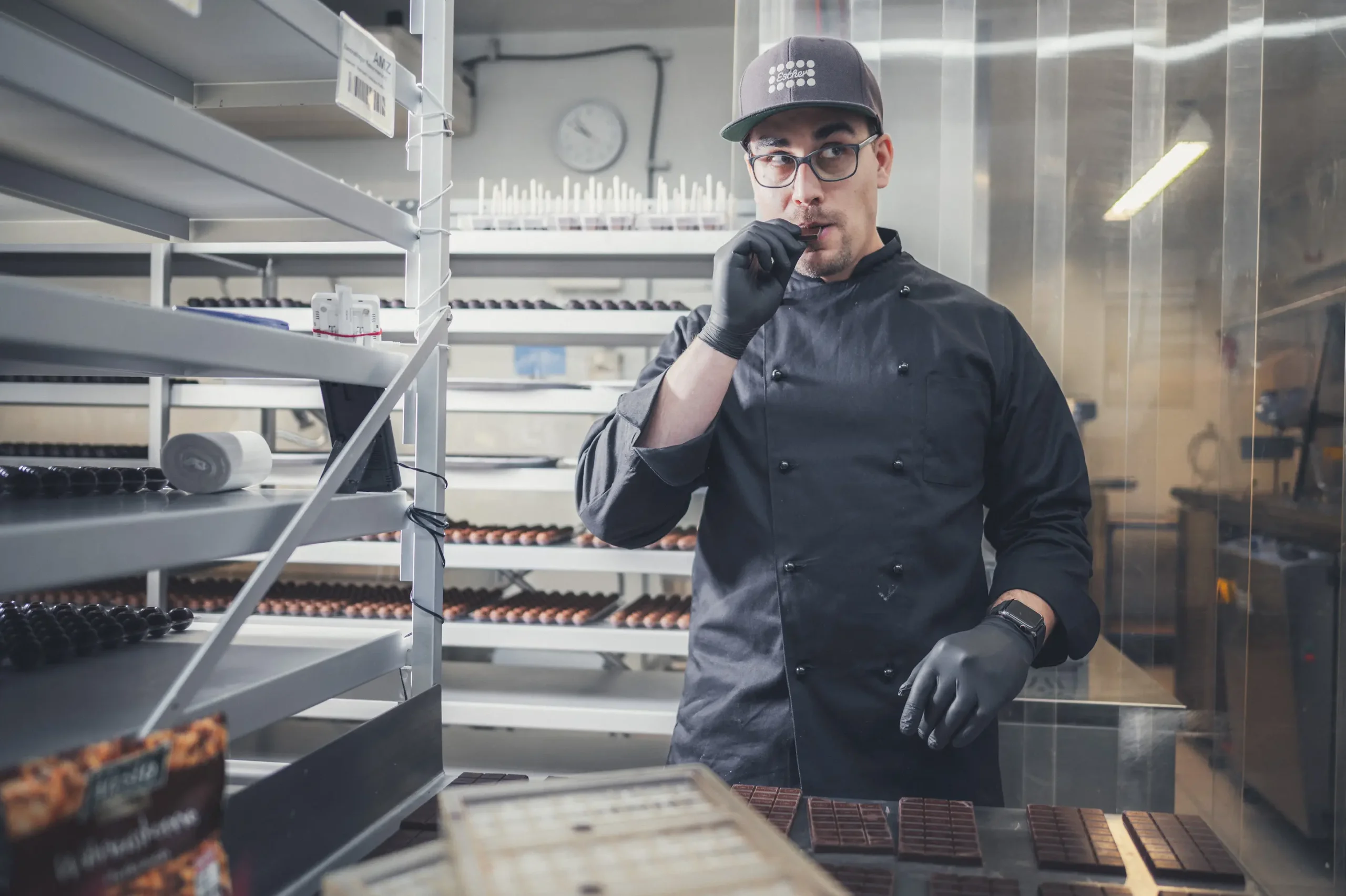 Schokolade naschen eigene Herstellung Manufaktur