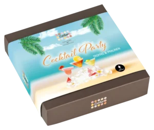 Esther Cocktail Party 9er Präsentpackung mit Alkohol - Trüffel & Pralinen Mix