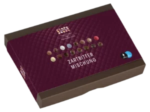 Esther Zartbitter Mischung 16er Klassikpackung mit / ohne Alkohol - Trüffel & Pralinen Mix