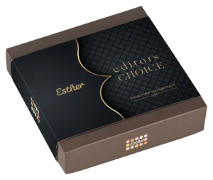 Esther Editors Choice 9er Präsentpackung mit Alkohol - Trüffel & Pralinen Mix
