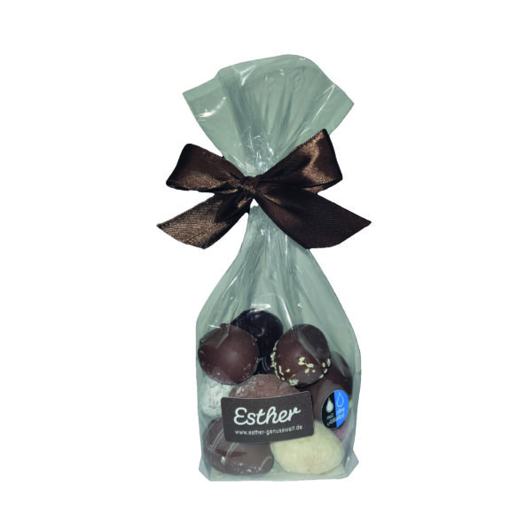 Esther gemischte Pralinen & Trüffel Ostereier 200g Beutel mit / ohne Alkohol